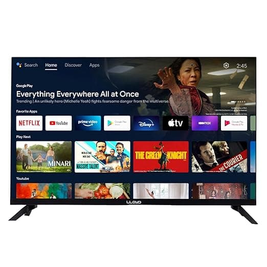 Lloyd 80 cm (32 inches) Full HD Smart Google LED TV 32HX600F (Black) - Image 1