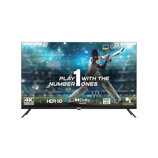 Haier 127 cm (50 inches) 4K Ultra HD Smart LED Google TV L50FG (Black) - Image 1