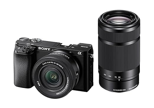 Sony New Alpha ILCE-6100X (with Upgraded SELP1650 (Ver 2) Power Zoom Lens + SEL55210 Lens) - Image 1