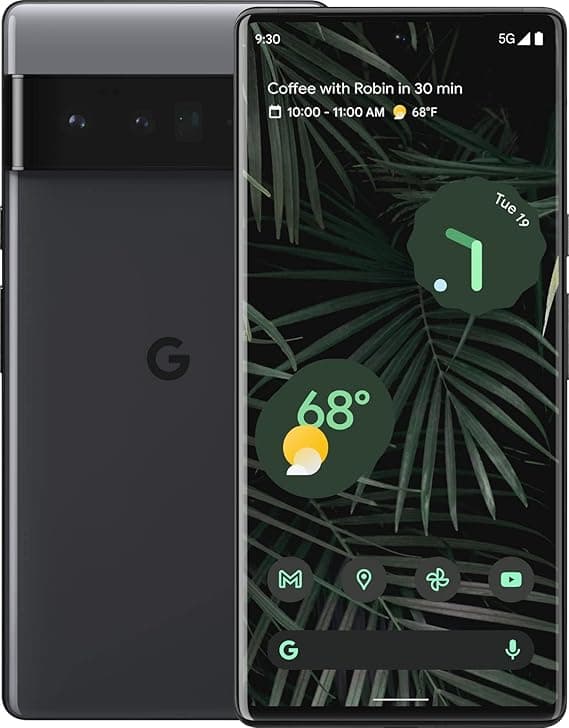 Google Pixel 6 Pro 5G (Stormy Black, 12GB RAM, 128GB Storage) - Image 1