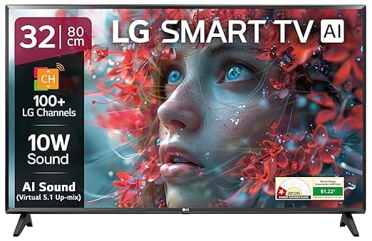 LG 80 cm (32 inches) LR570 Series Smart webOS LED TV 32LR570B6LA (Black) - Image 1