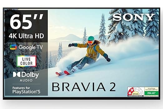 Sony 164 cm (65 inches) BRAVIA 2 4K Ultra HD Smart LED Google TV K-65S25B (Black) - Image 1