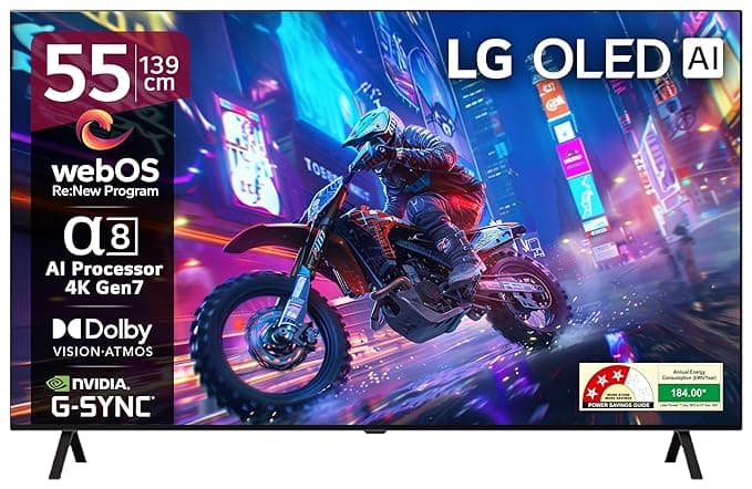 LG 139 cm (55 inches) OLED B4 Series 4K Ultra HD Smart OLED TV OLED55B46LA (Black) - Image 1