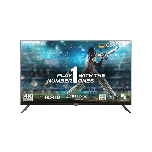 Haier 127 cm (50 inches) 4K Ultra HD Smart LED Google TV L50FG (Black) - Image 1