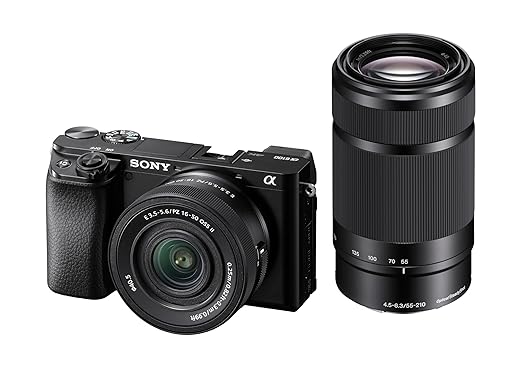 Sony New Alpha ILCE-6100X (with Upgraded SELP1650 (Ver 2) Power Zoom Lens + SEL55210 Lens) - Image 1