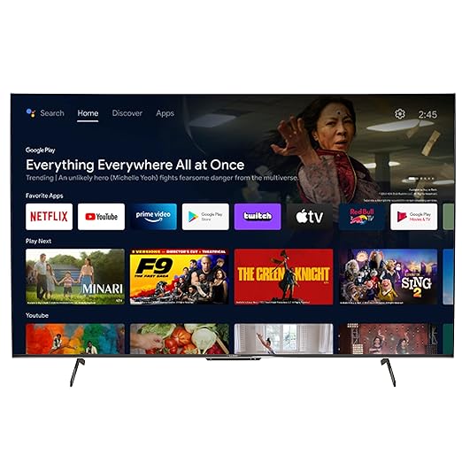 Lloyd 189 cm (75 inches) 4K Ultra HD Smart QLED TV 75QX900D (Black) - Image 1