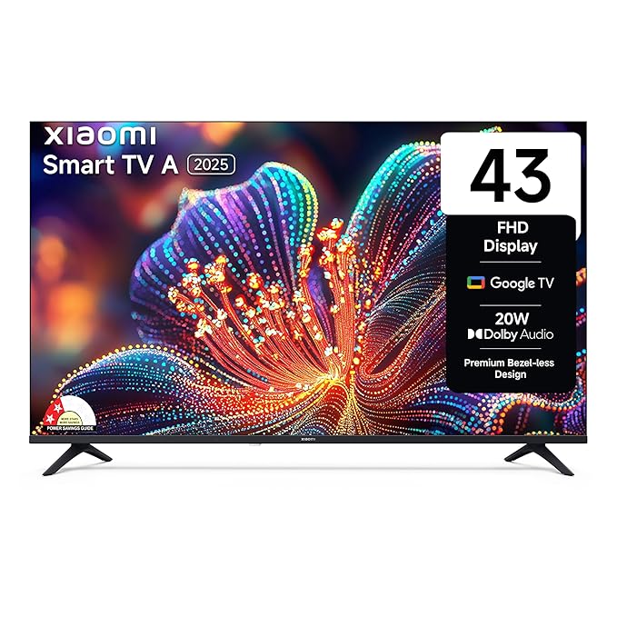 Xiaomi 108 cm (43 inch) A Full HD Smart Google LED TV L43MB-AFIN (Black) - Image 1