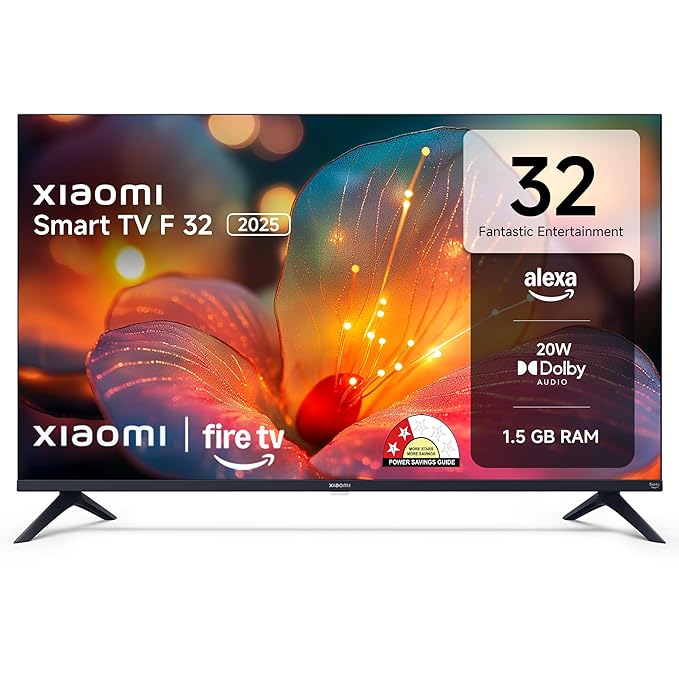 Xiaomi 80 cm (32 inch) F Series HD Ready Smart LED Fire TV L32MB-FIN (Black) - Image 1